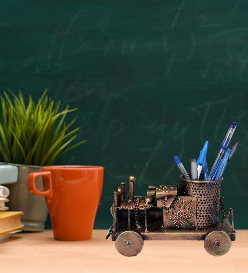 ShoppersStack Home Items in Living Room, Bedroom Engine Pen Stand Rajasthani Home Handicrafts - Showpiece Gifts - Image 2