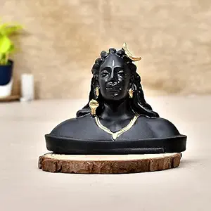 Adiyogi Shiva Idol for CarDash Board,Pooja & Gift, Mahadev Lord Adiyogi Shankara Showpiece .