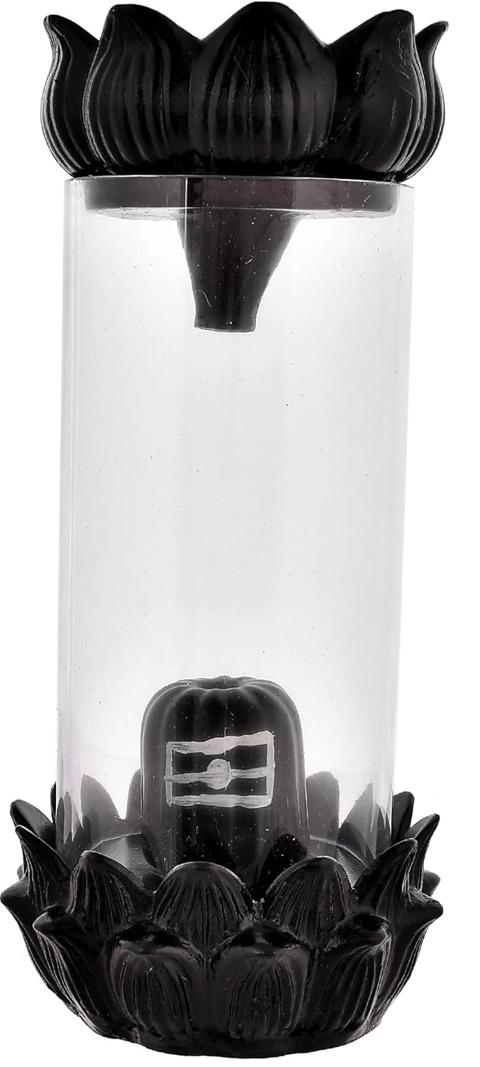 Shivling Backflow Incense Burner with 10 Incense Sticks Showpiece . - Image 4