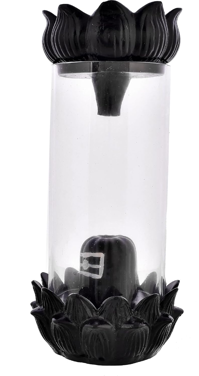 Shivling Backflow Incense Burner with 10 Incense Sticks Showpiece . - Image 3