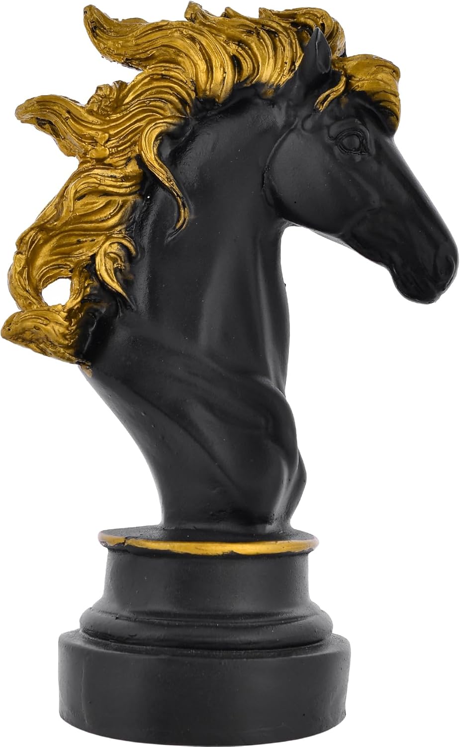 Horse Face Antique Finish Sculpture Art Decor for Home Decor Showpiece - Image 3