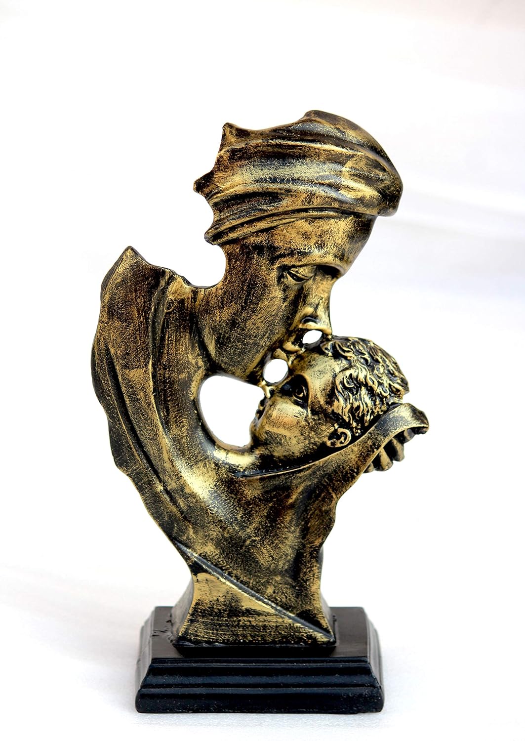 Handpainted Mother Love Decorative Showpiece . - Image 3