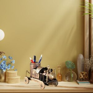 ShoppersStack Home Items in Living Room, Bedroom Engine Pen Stand Rajasthani Home Handicrafts - Showpiece Gifts